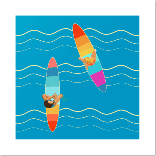 Surfboards Posters and Art